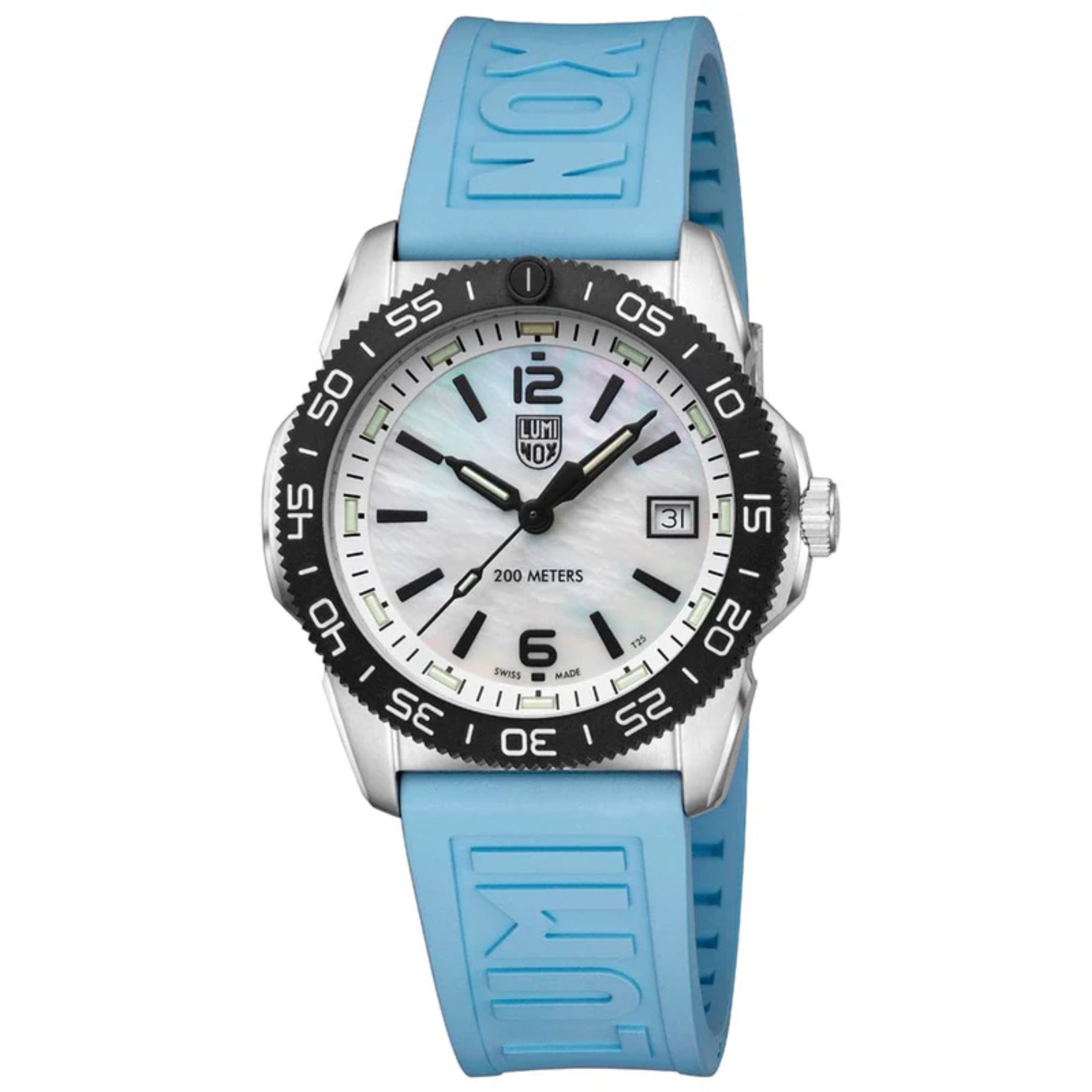 Luminox Pacific Diver Series 39mm Blue Mother-Of-Pearl Dial Dive Men's Watch XS.3124M