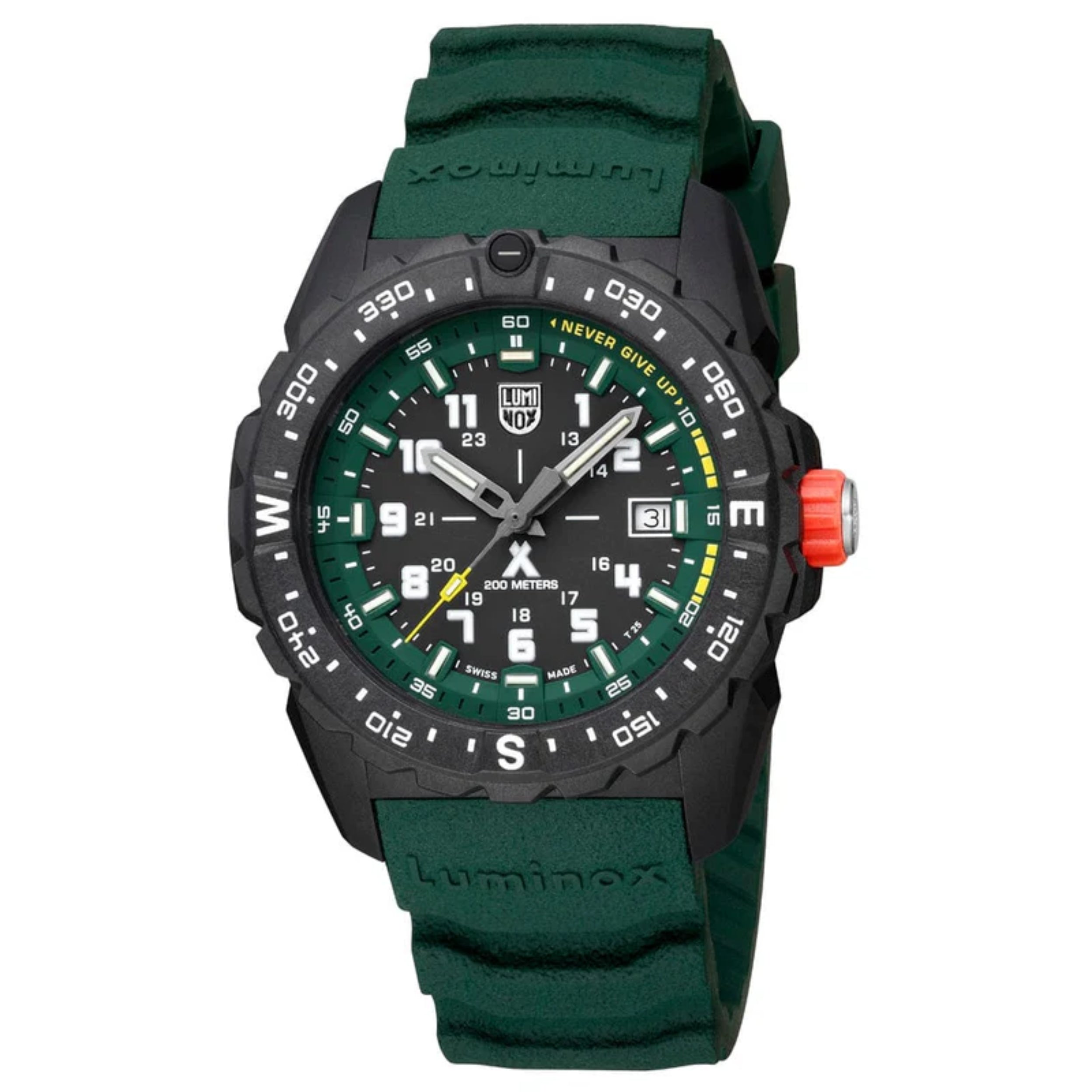 Luminox Bear Grylls Survival Mountain 43mm Lightweight Dark Green Dial Men's Watch XB.3735