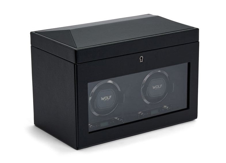 Wolf British Racing Vegan Leather Double Watch Winder 792202