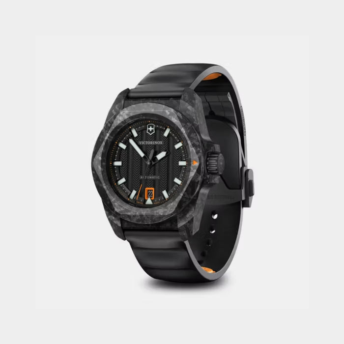 Victorinox I.N.O.X. Automatic Matt Black Dial With Titanium Caseback Men's Watch 242023.1