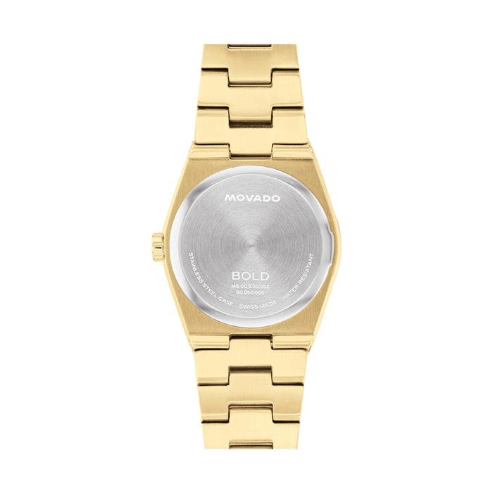 Movado BOLD Quest Mini Champagne Dial Gold Women's Watch 3601294