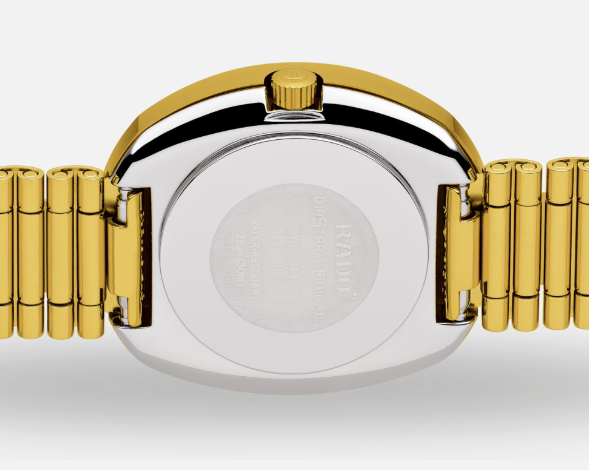 Rado The Original Automatic Gold With Blue Jewels Watch R12416393