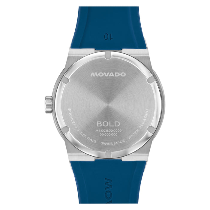 Movado Bold Fusion Blue Dial Ceramic Men's Watch 3601193
