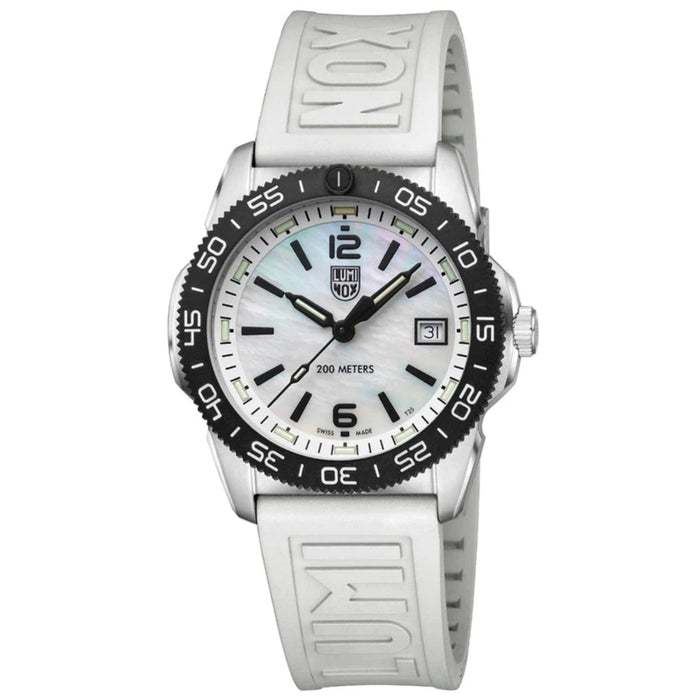 Luminox Pacific Diver 39mm Ripple Dive Quartz White Men's Watch XS.3128M.SET