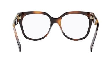 Fendi First FE50064I 053 Shiny Havana Soft Square Women's Eyeglasses.