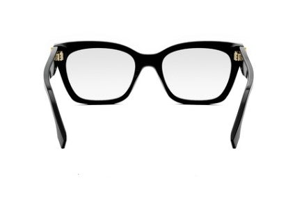 Fendi First FE50073I 001 Shiny Black Oval Women's Eyeglasses