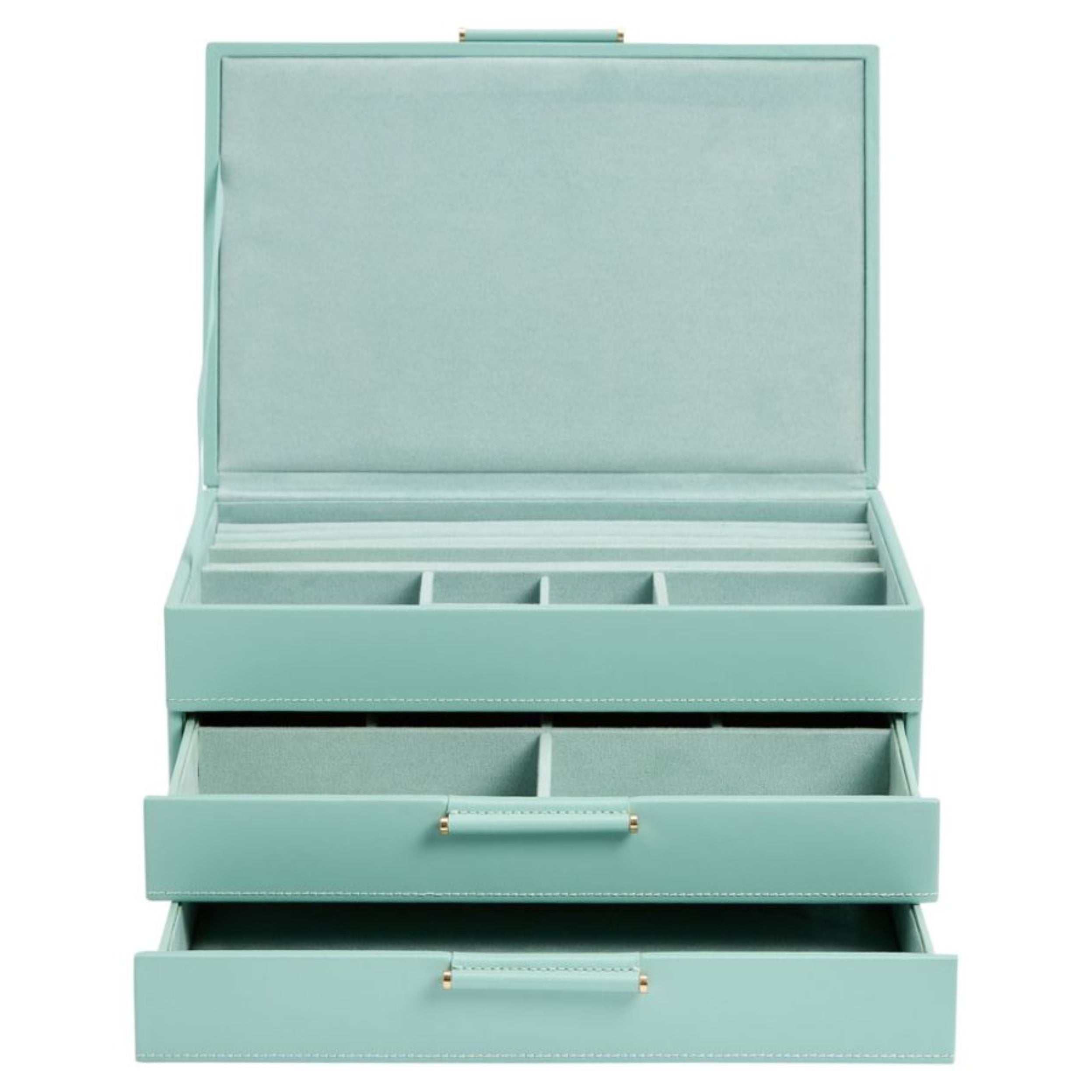 Wolf Sophia Jade Jewelry Box with Drawers 392030