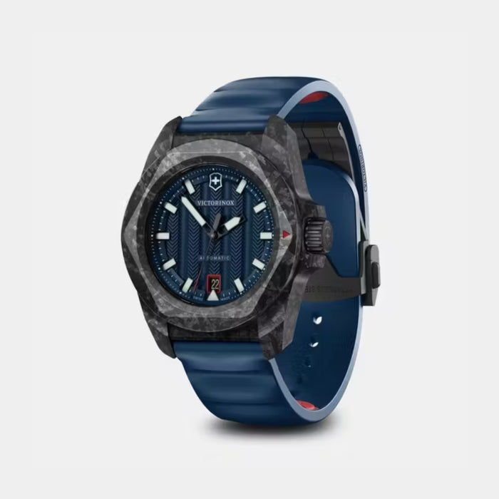 Victorinox I.N.O.X. Automatic Matt Blue Textured Dial Men's Watch 242022.1