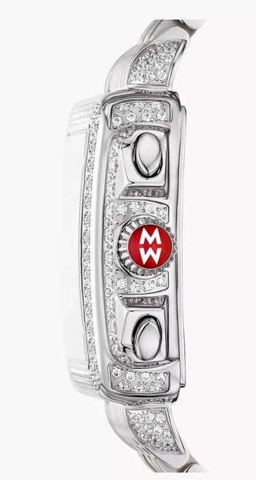 Michele Limited Edition Deco Diamond Pavé Jubilee Stainless Watch MWW06A000810