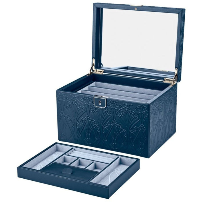 WOLF X LIBERTY All Over Ianthe Large Jewelry Box - Navy 381017