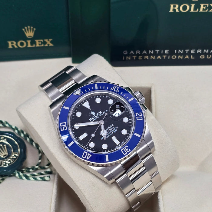 Rolex Submariner 41mm White Gold Black Dial Blue Bezel "Cookie Monster" New 2025 - 126619LB