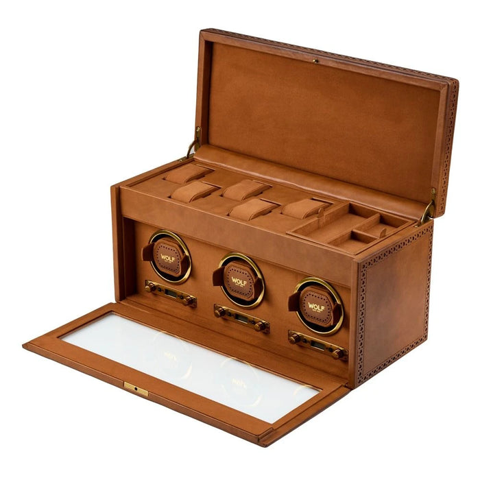 Wolf Burnished Brown Brogue Triple Winder With Storage 440306_3