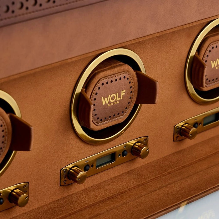Wolf Burnished Brown Brogue Triple Winder With Storage 440306_4
