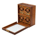 Wolf Burnished Brown Brogue 4 Piece Watch Winder 440406_3