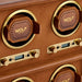Wolf Burnished Brown Brogue 4 Piece Watch Winder 440406_4
