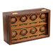 Wolf Burnished Brown Brogue 8 Piece Watch Winder 440806_2