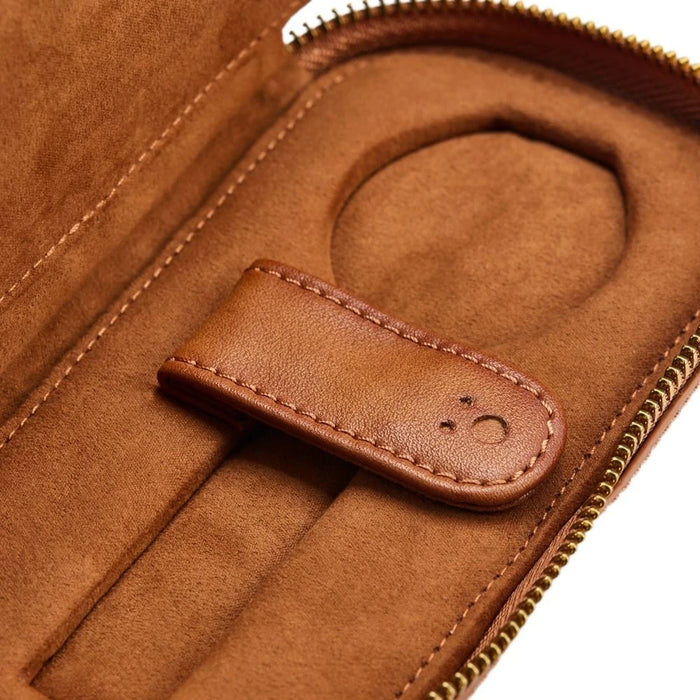 Wolf Burnished Brown Brogue 2 Piece Watch Zip Case 443406_4