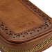 Wolf Burnished Brown Brogue 2 Piece Watch Zip Case 443406_7
