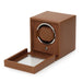 Wolf Cub Single Watch Winder with Cover Cognac 461127_4