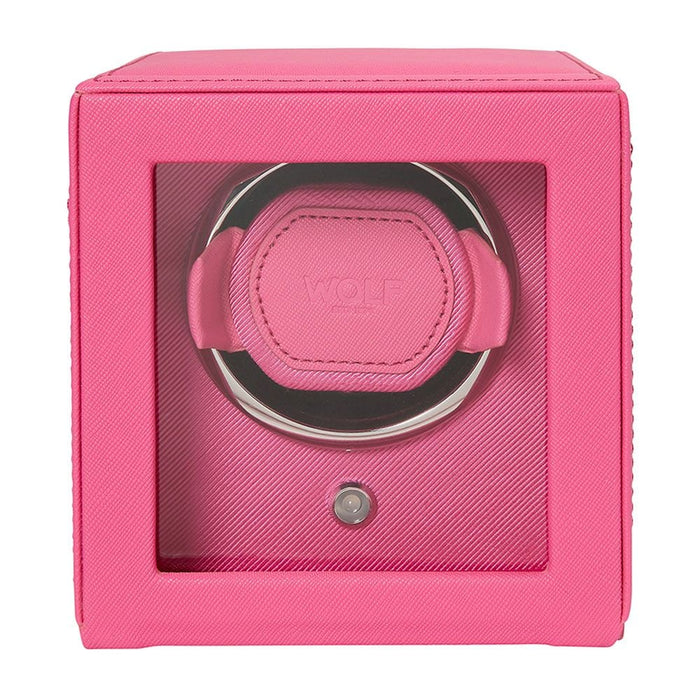 Wolf Cub Single Watch Winder with Cover Orange 461139_11