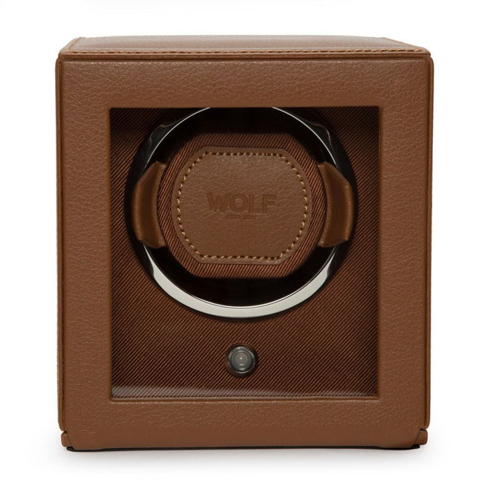 Wolf Cub Single Watch Winder with Cover Orange 461139_5