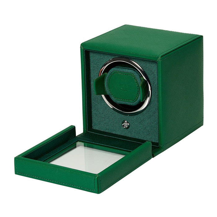 Wolf Cub Single Watch Winder with Cover Tutti Frutti Green 461143_4