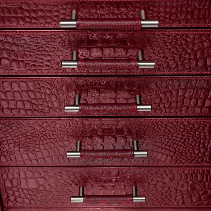 Wolf Churchill 12 Piece Winder Safe Red Croco 481230_7