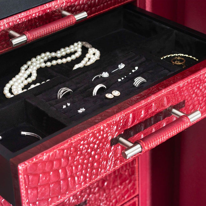 Wolf Churchill 12 Piece Winder Safe Red Croco 481230_9