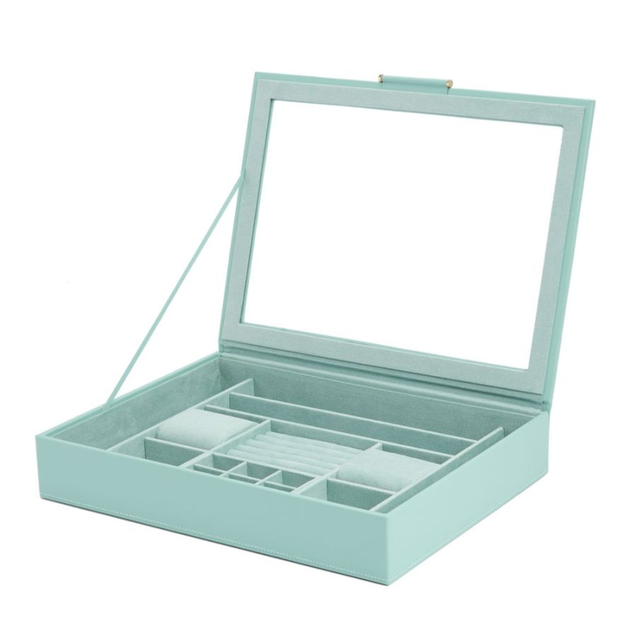Wolf Sophia Jade Jewelry Box with Window 392430