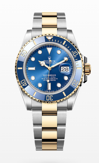 Rolex Submariner Date Oyster Steel and Yellow Gold Royal Blue 41 mm Dial Watch 126613LB