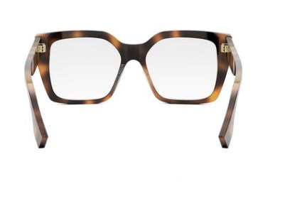 Fendi Roma FE50085I 053 Shiny Havana Square Women's Eyeglasses