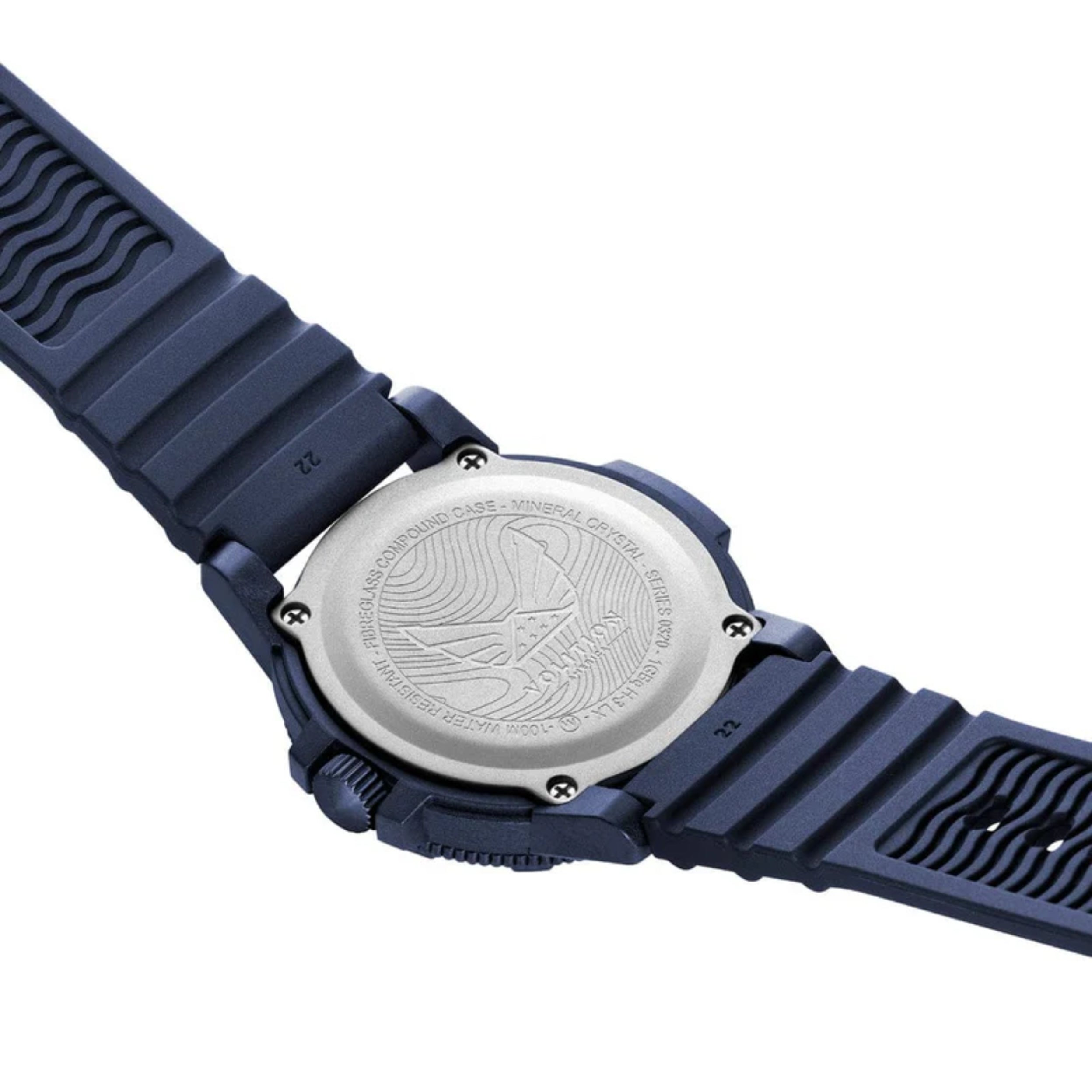 Luminox Volition America Leatherback Sea Turtle Giant 44mm Navy Out Tonal Camo Dial Men's Watch XS.0323.VOL