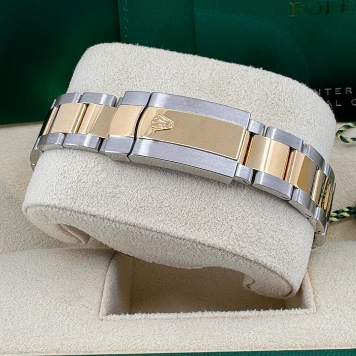 Rolex Datejust 41mm Two-Tone Yellow Gold Fluted Bezel Champagne Diamond Dial Oyster New 2025 - 126333