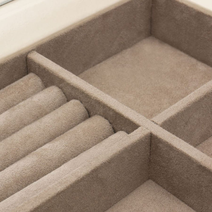 Wolf Caroline Ivory Medium Jewelry Case 329753