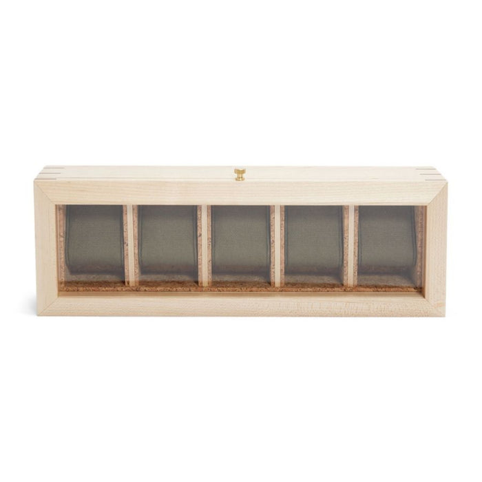 Wolf Analog: Shift Wood Flatiron II 5-Piece Watch Box 710211