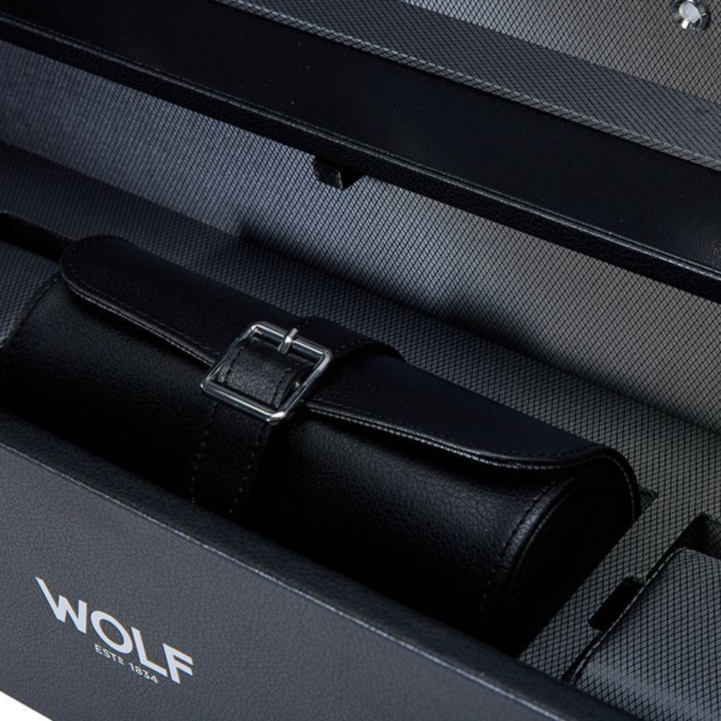 Wolf Classic Viceroy  Black 12 Piece Watch Winder Cabinet 466602