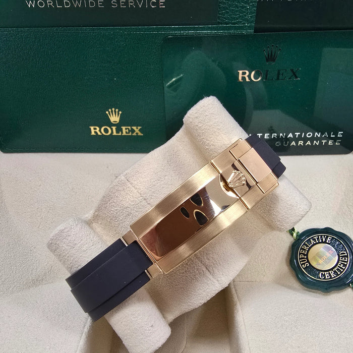 Rolex Cosmograph Daytona 40mm Yellow Gold Ceramic Bezel Champagne and Black "YML/Pikachu" Dial Oysterflex New 2025 - 126518LN