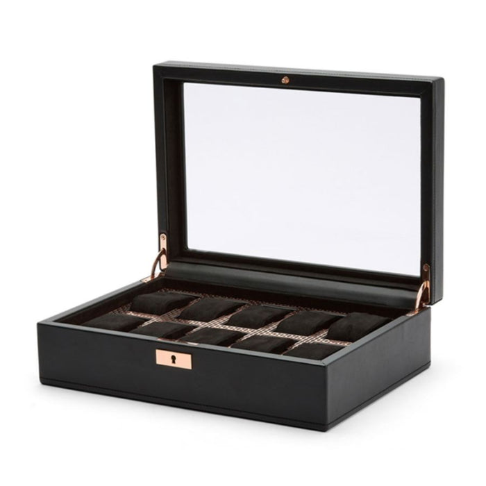Wolf Axis 10 Piece Copper Watch Box with Drawer 488116