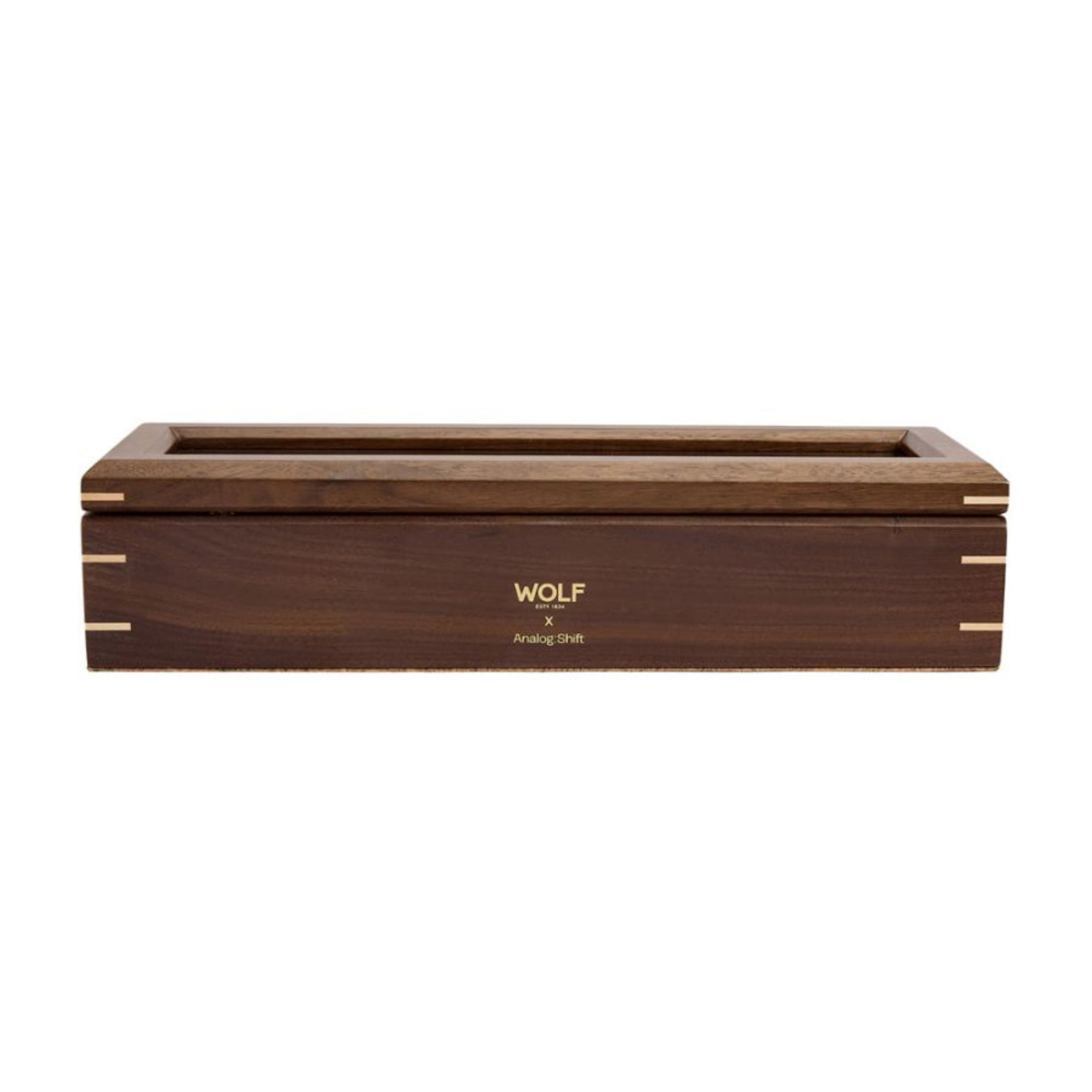 Wolf Analog: Shift Walnut Flatiron II 5-Piece Watch Box 710212
