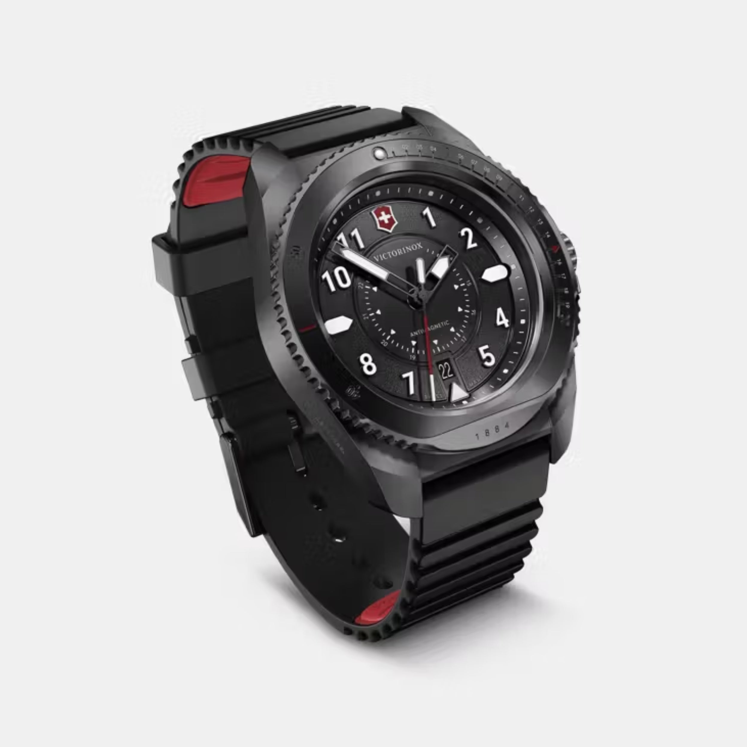 Victorinox Journey 1884 Grainy Black Dial Quartz Men's Watch 241982