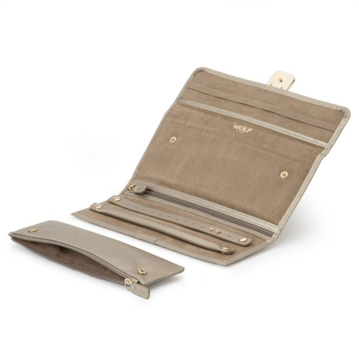 Wolf Palermo Pewter Gold Jewelry Roll 213478