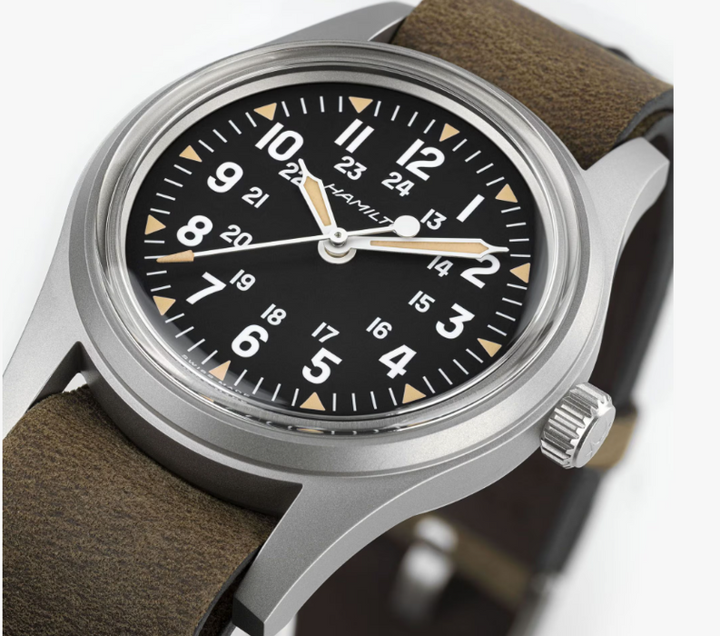 Hamilton Khaki Field Mechanical 250 Anniversary Black 36mm Dial Men's Watch H89399930