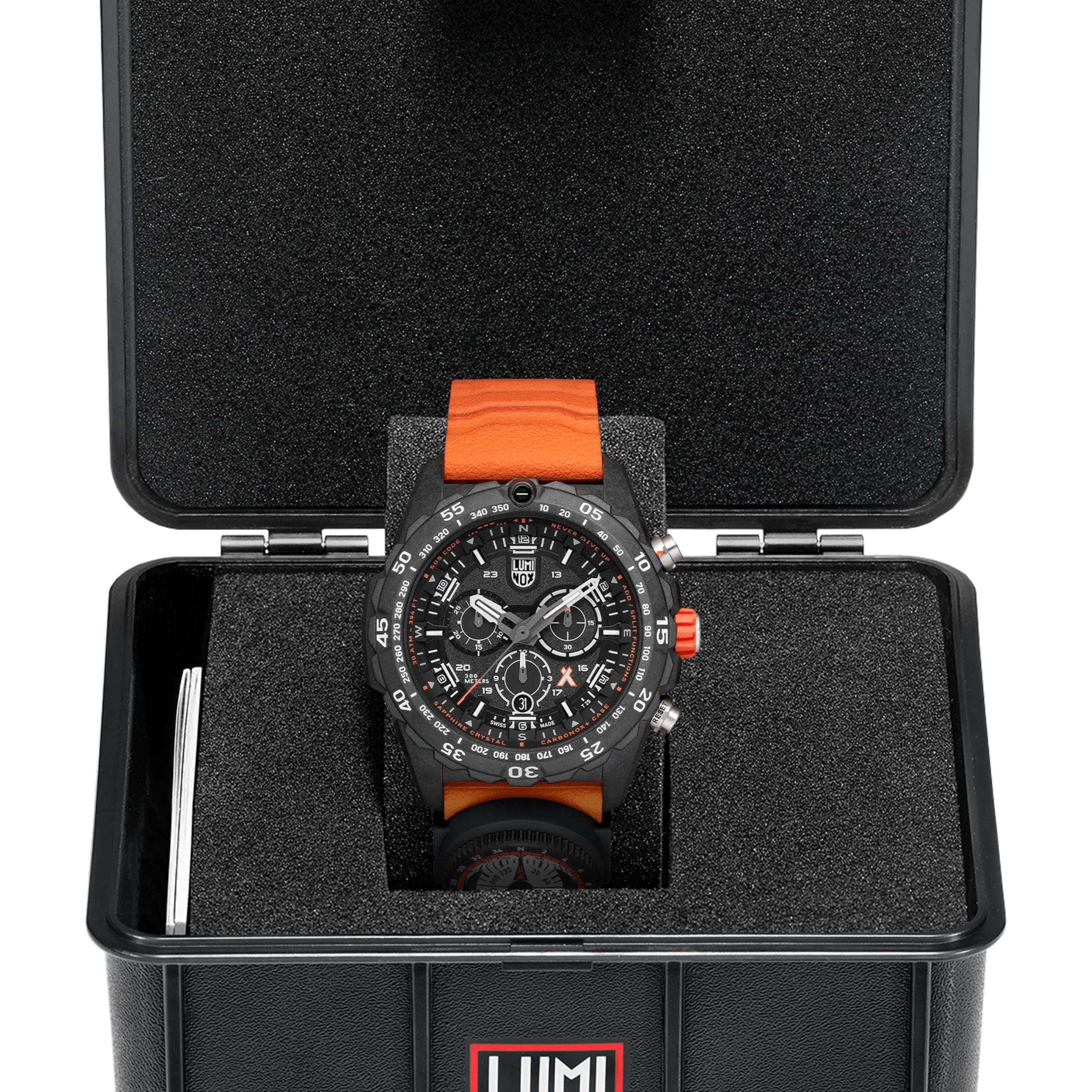 Luminox Bear Grylls Survival 45mm Chronograph Black Dial Outdoor Men's Watch Xb.3749