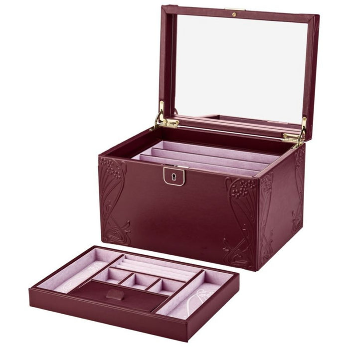 WOLF X LIBERTY Lanthe Large Jewelry Box - Burgundy 381027