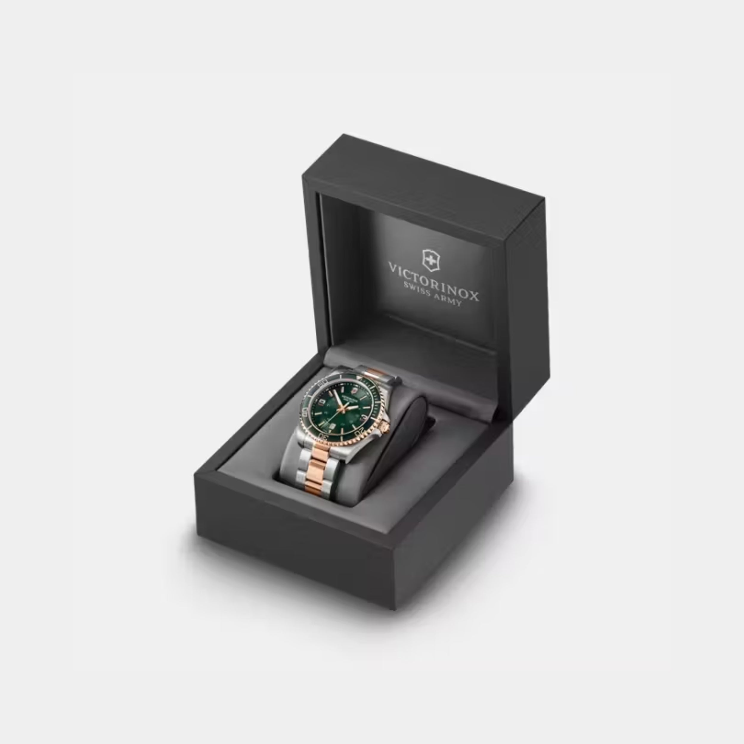 Victorinox Maverick-Large Sunray Green Dial With Rose Gold Bezel Quartz Men's Watch 242008