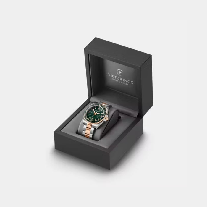 Victorinox Maverick-Large Sunray Green Dial With Rose Gold Bezel Quartz Men's Watch 242008