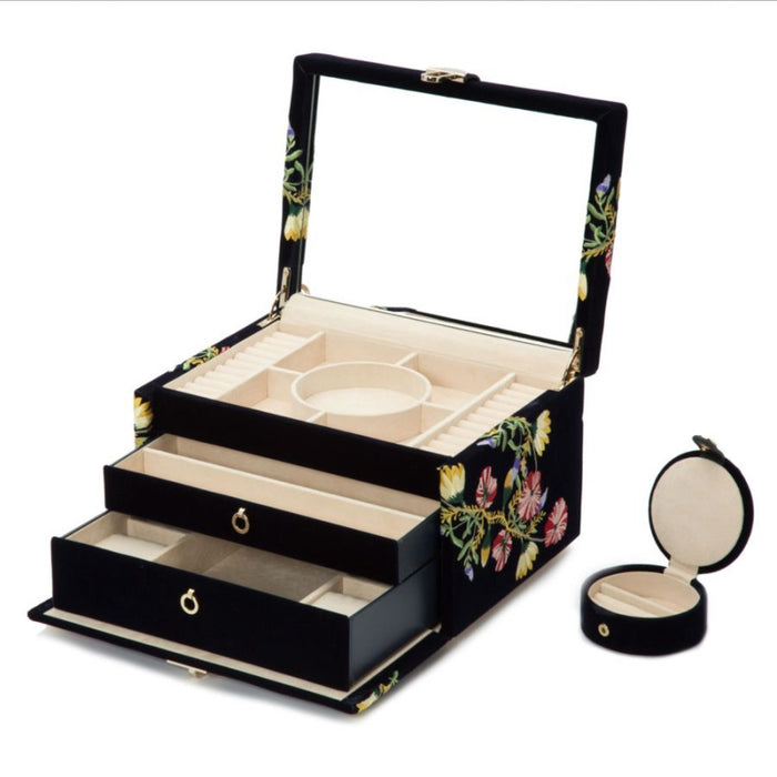 Wolf Zoe Indigo Medium Jewelry Box 393116