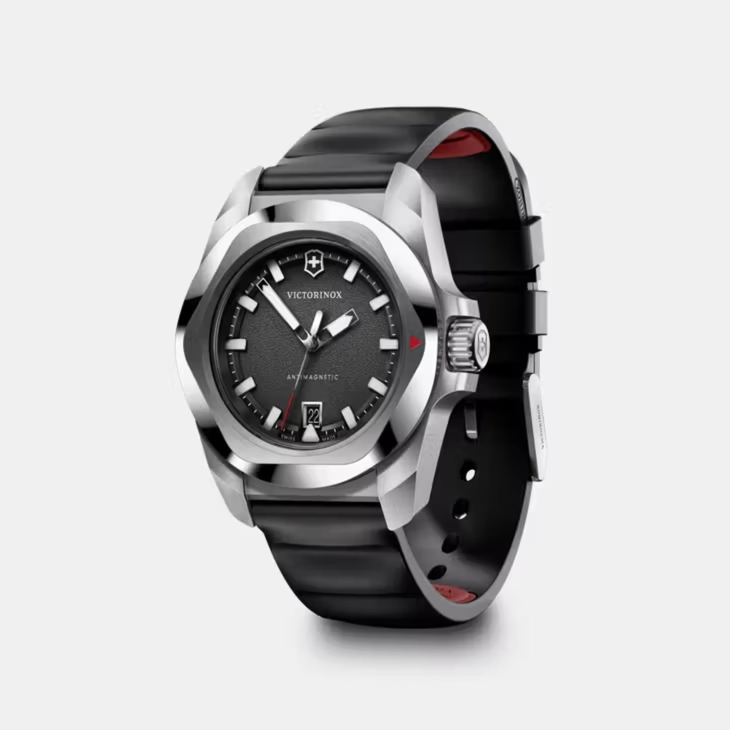 Victorinox I.N.O.X. Quartz Black Dial Men's Watch 242028