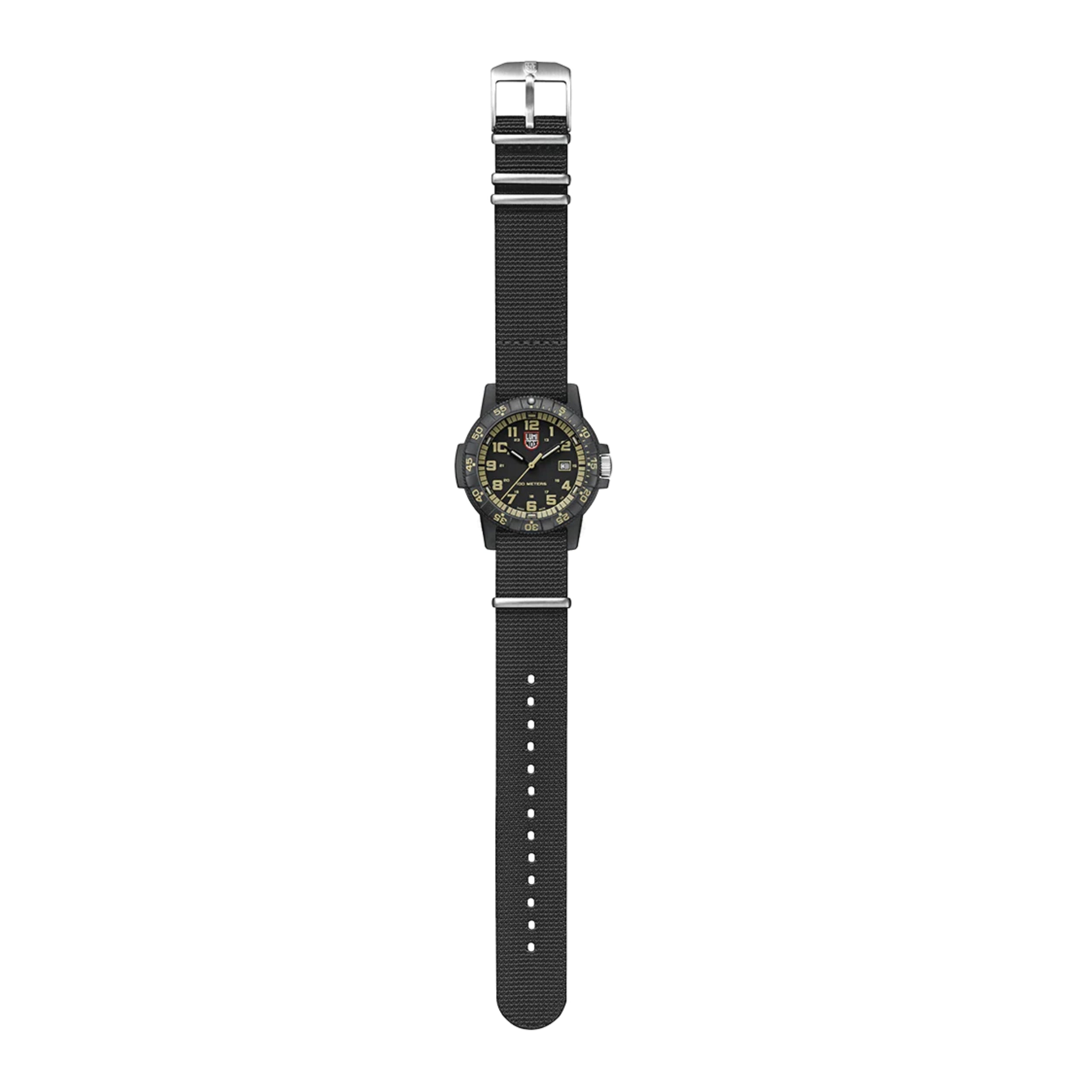 Luminox Leatherback Sea Turtle Giant 44mm CARBONOX™ Black Dial With Beige Border Men's Watch XS.0333