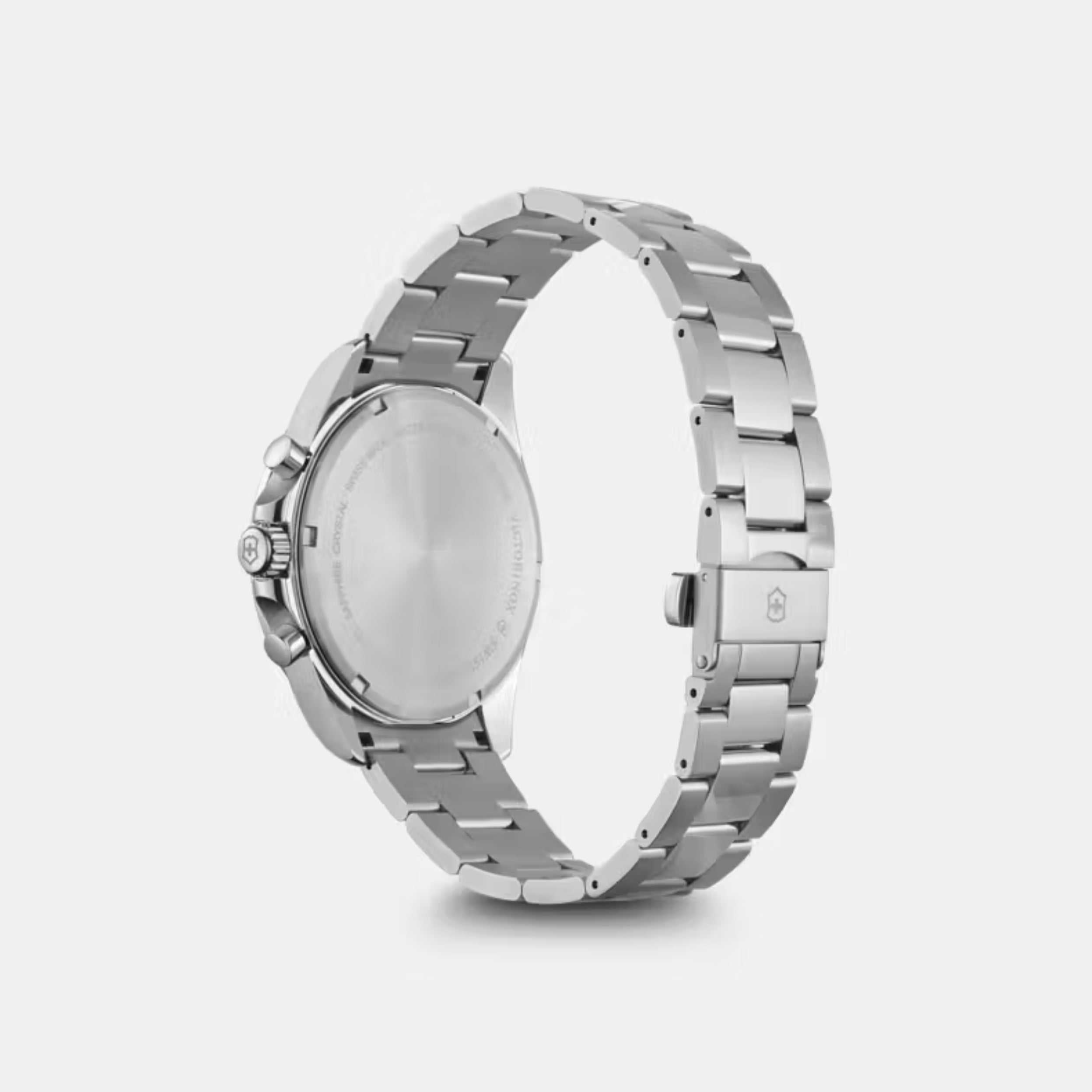 Victorinox Fieldforce Chrono Matt Blue Dial With Silver Bracelet Men's Watch 241857